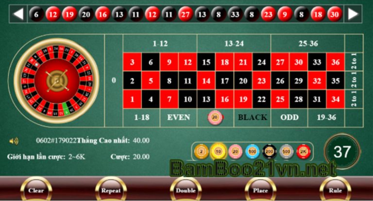 Game Roulette BamBoo21