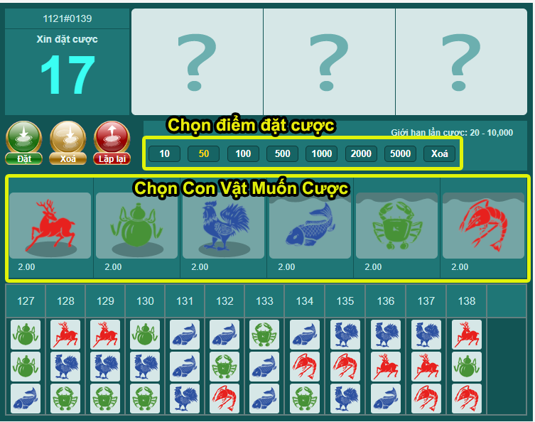 Game Bầu Cua BamBoo21